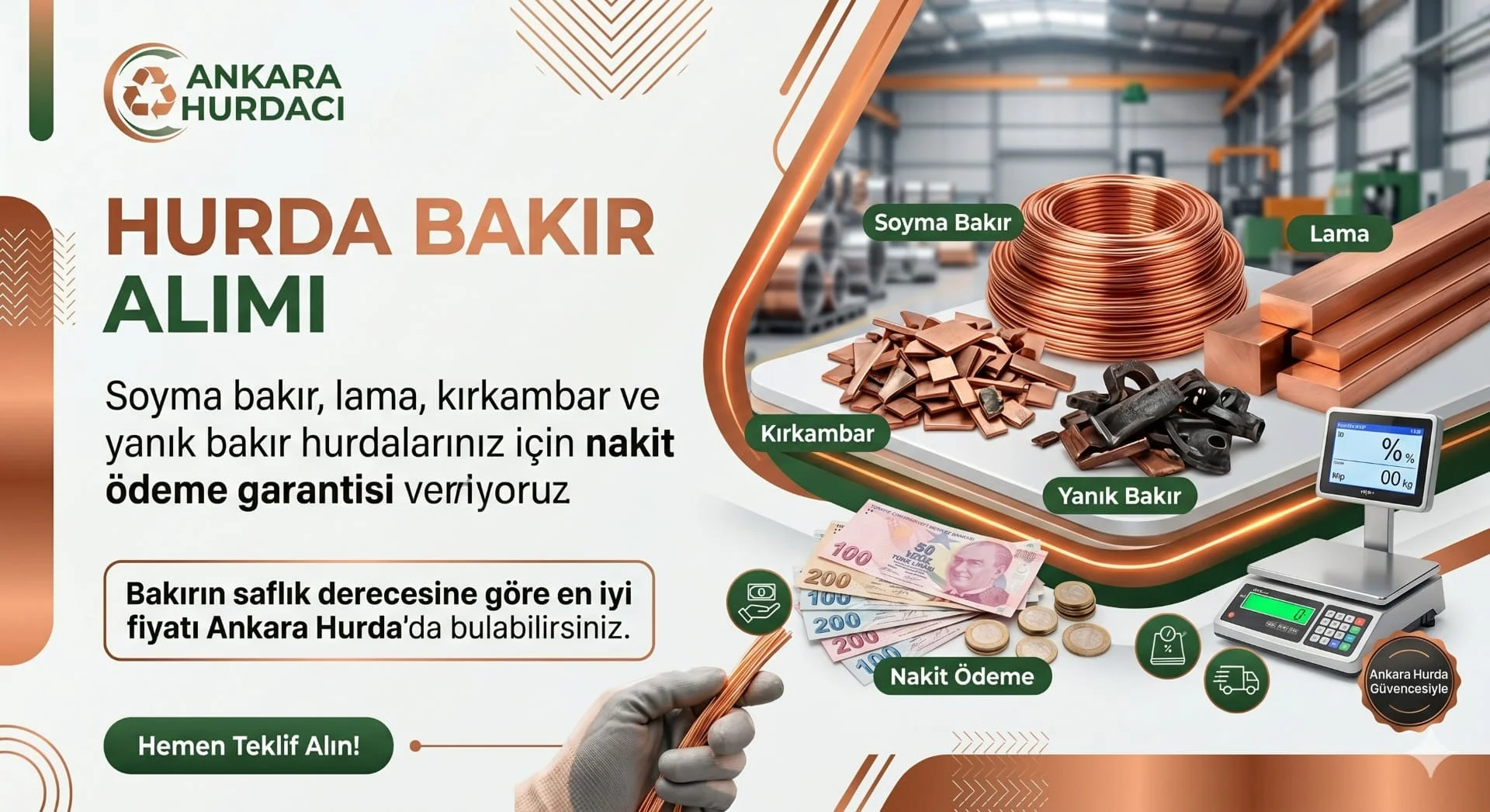 Hurda Bakır Alımı