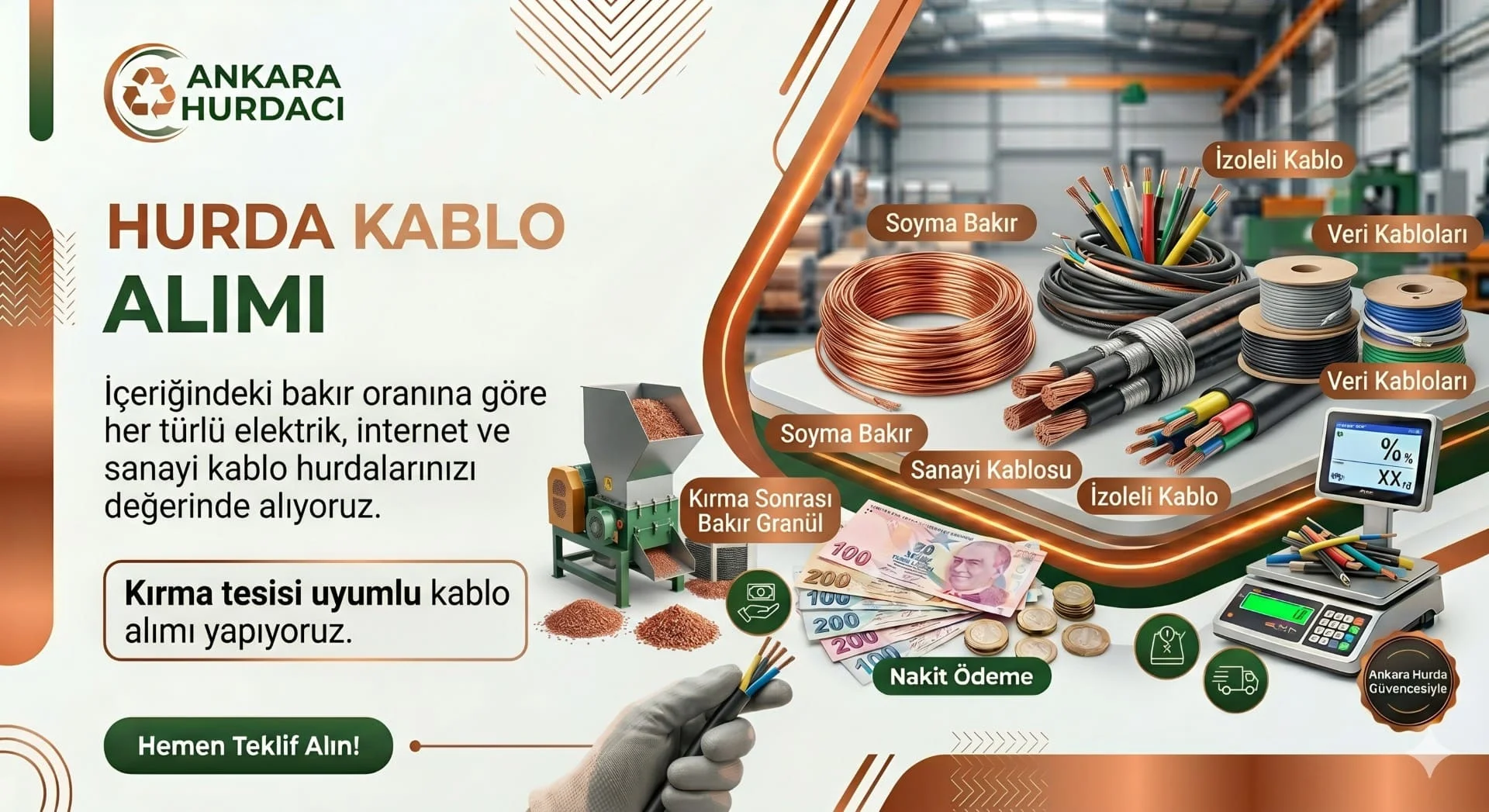 Hurda Kablo Alımı