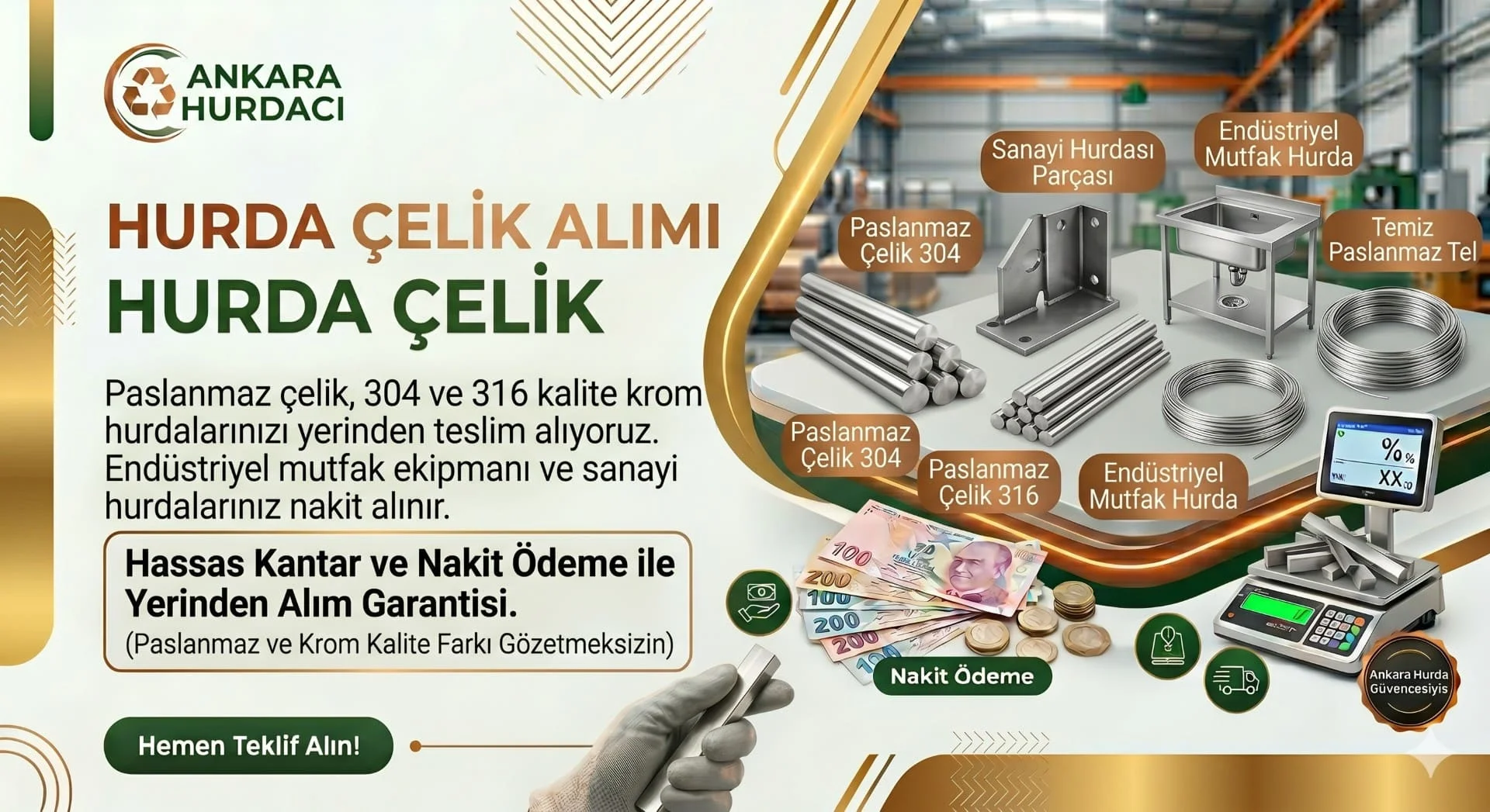 Hurda Çelik Alımı