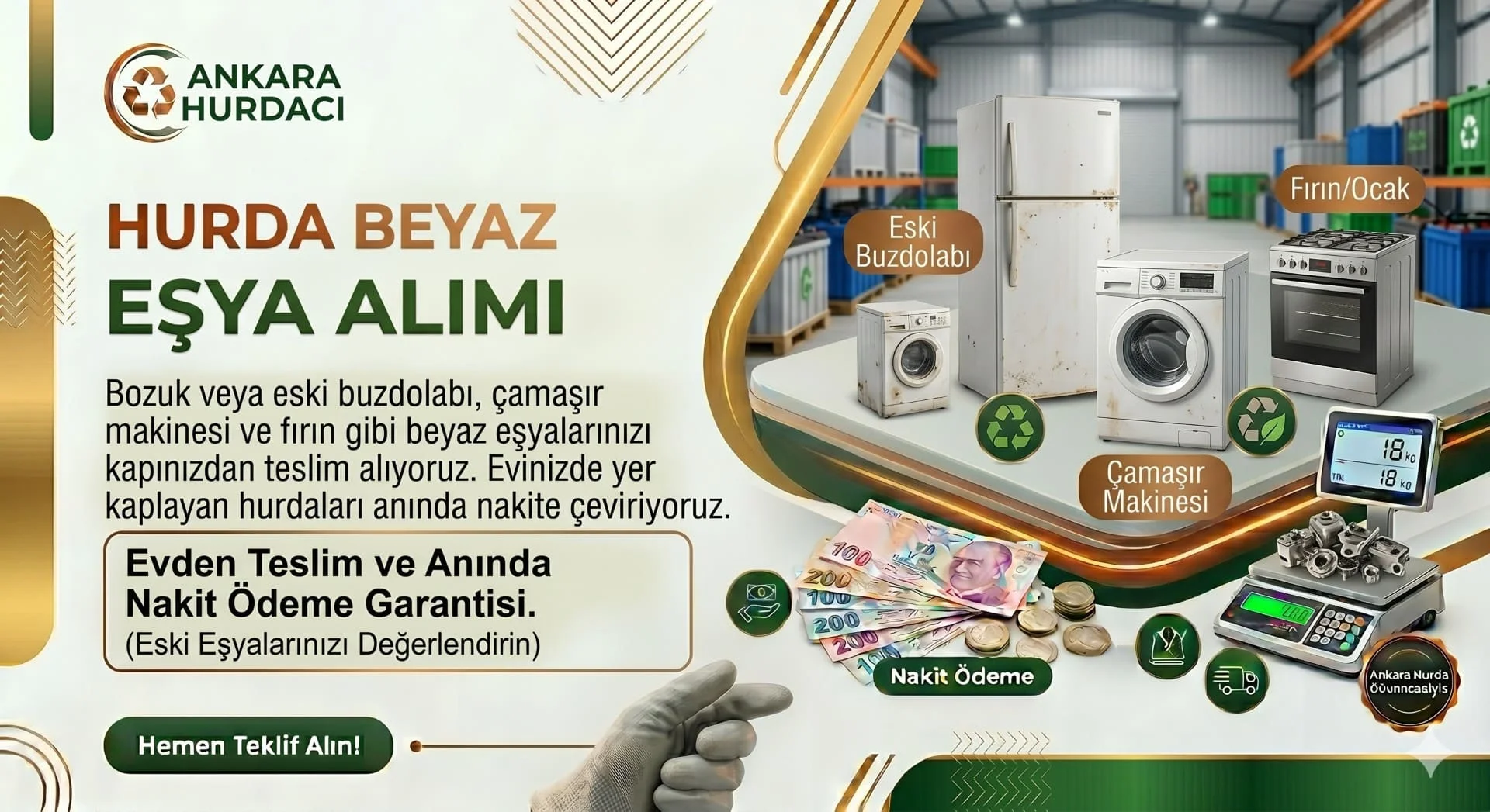 Hurda Beyaz Eşya Alımı